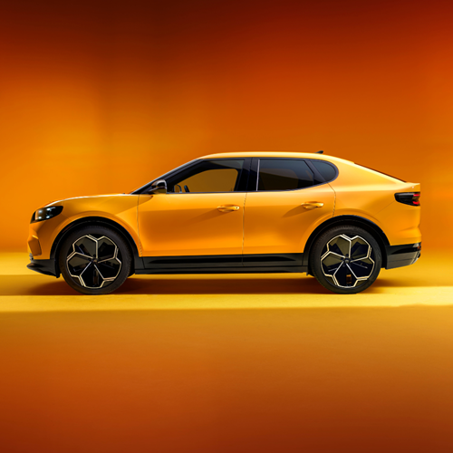 yellow capri on yellow and orange background