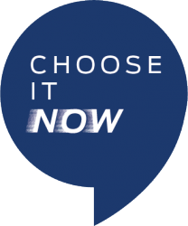 choose it now speech bubble
