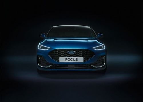 Blue focus in dark room