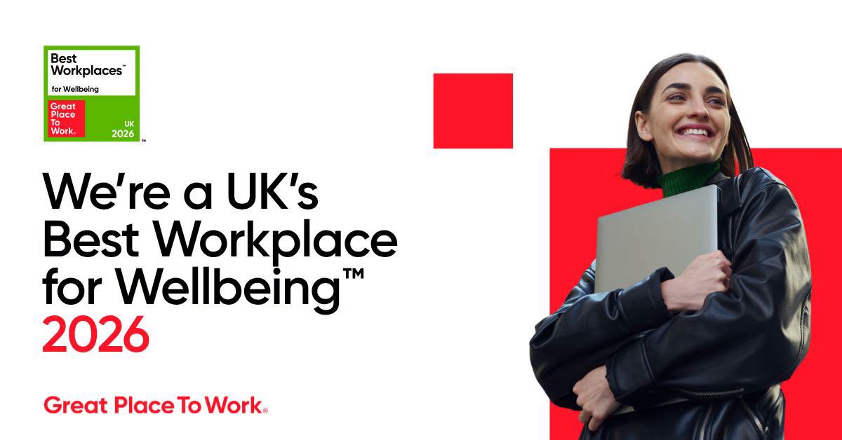 TrustFord named among the UK’s Best Workplaces for Wellbeing™