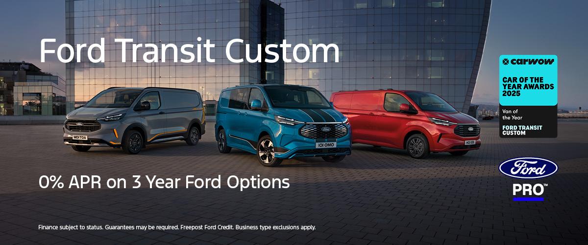 Ford Transit Custom Banner