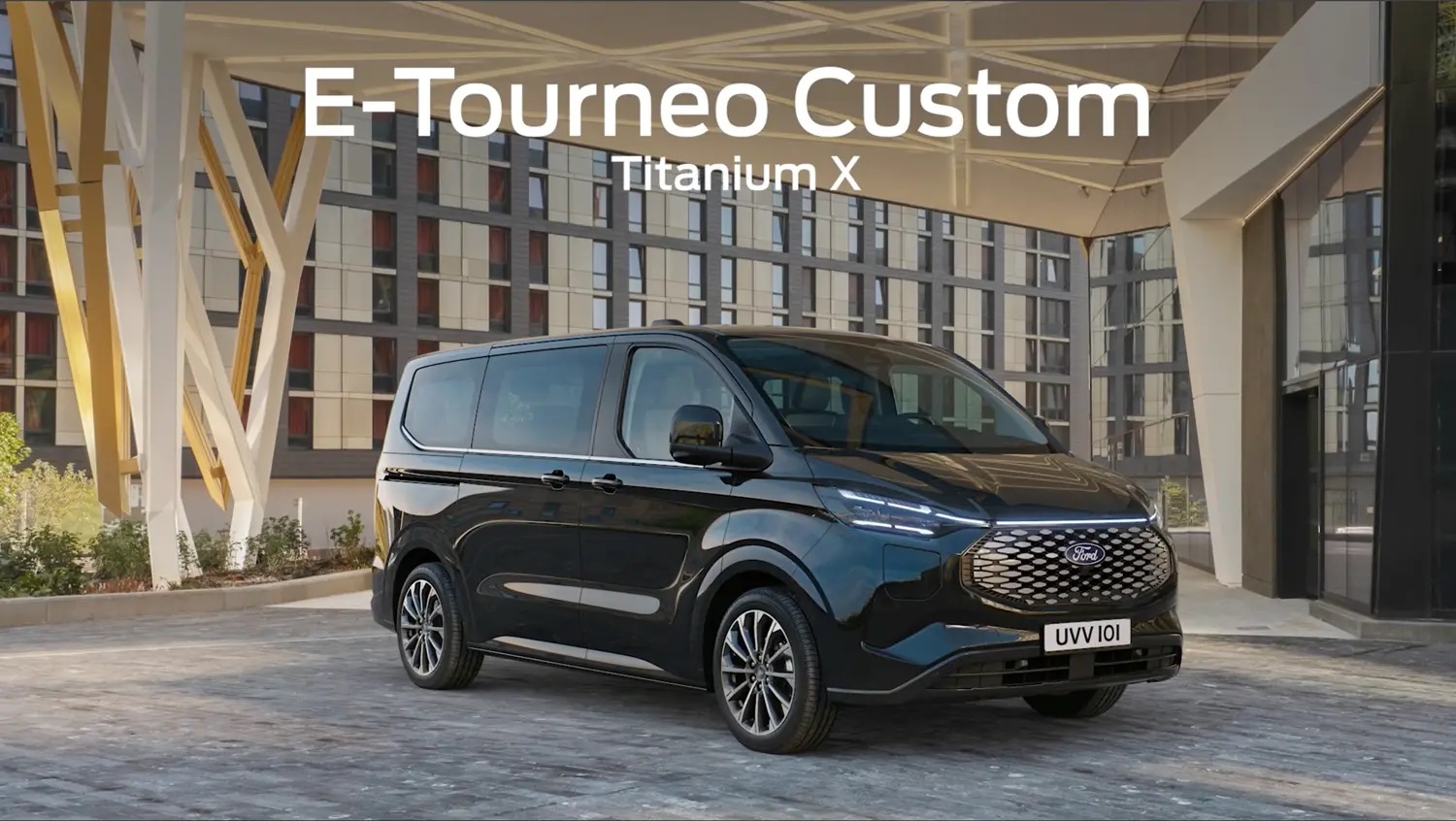 All New Tourneo Titanium X in black