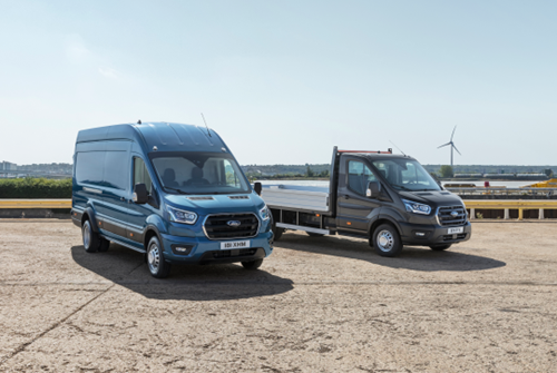Blue ford transit 5t