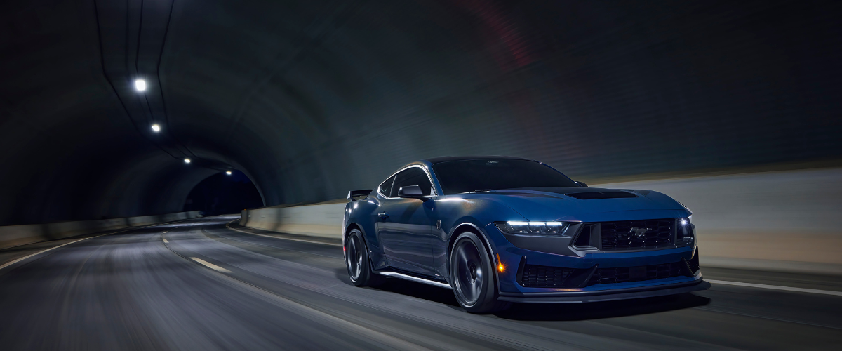blue Darkhorse edition mustang