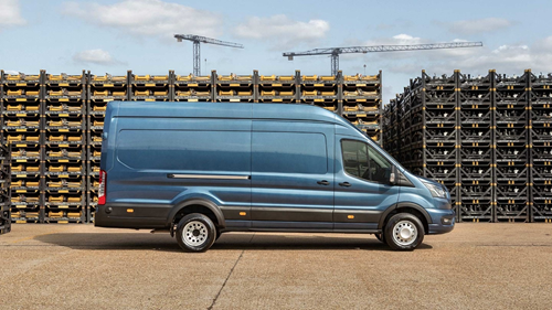 Blue 5 tonne transit