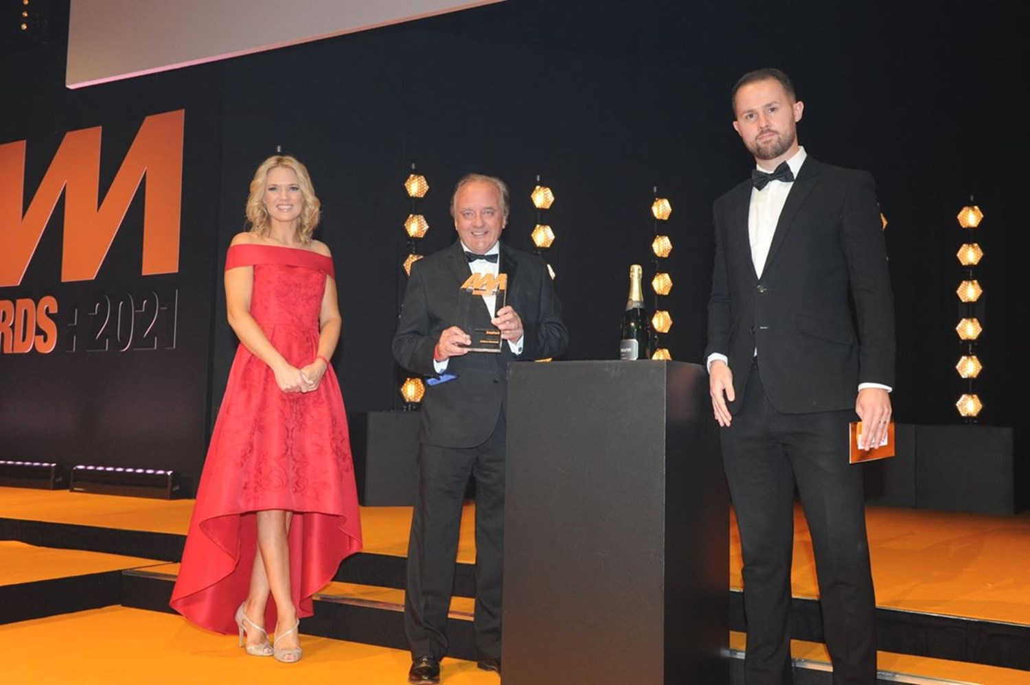 Am Award being received 