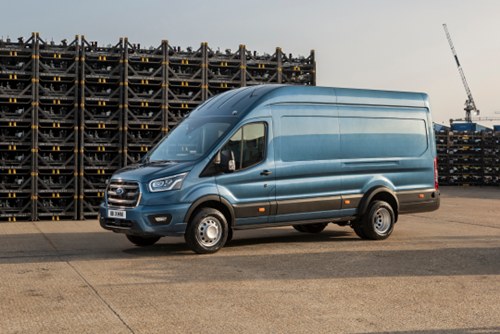 Blue ford transit 5t