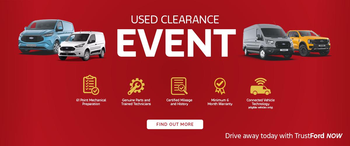 Used Van Offer Banner