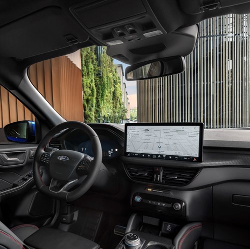Cockpit with large screen