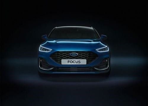 Blue focus in dark room