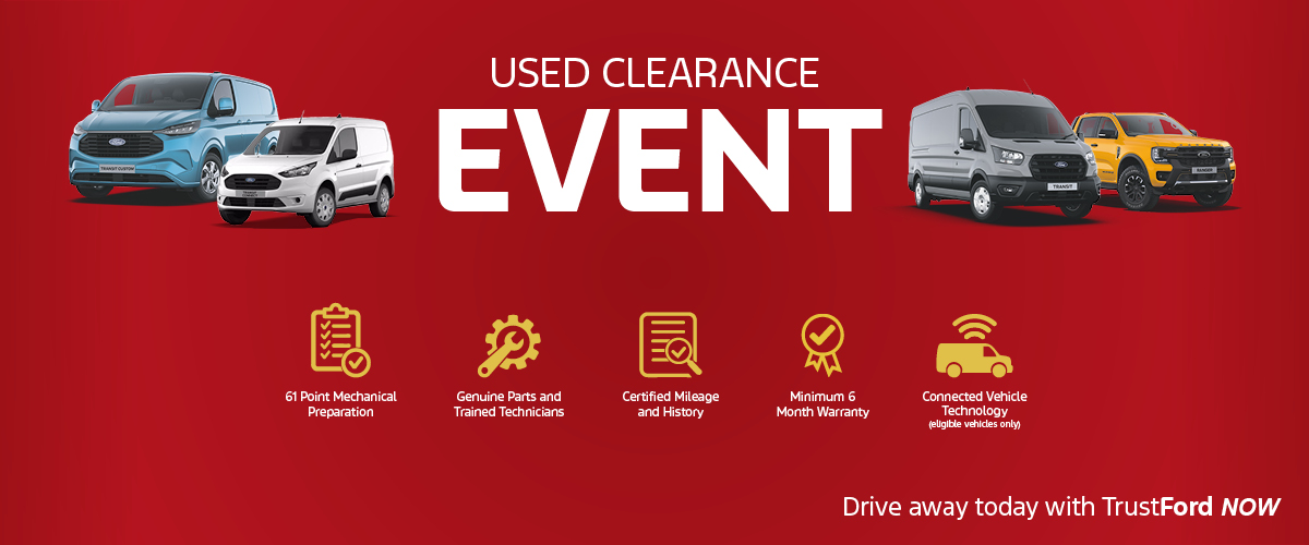 Used Van Offer Banner