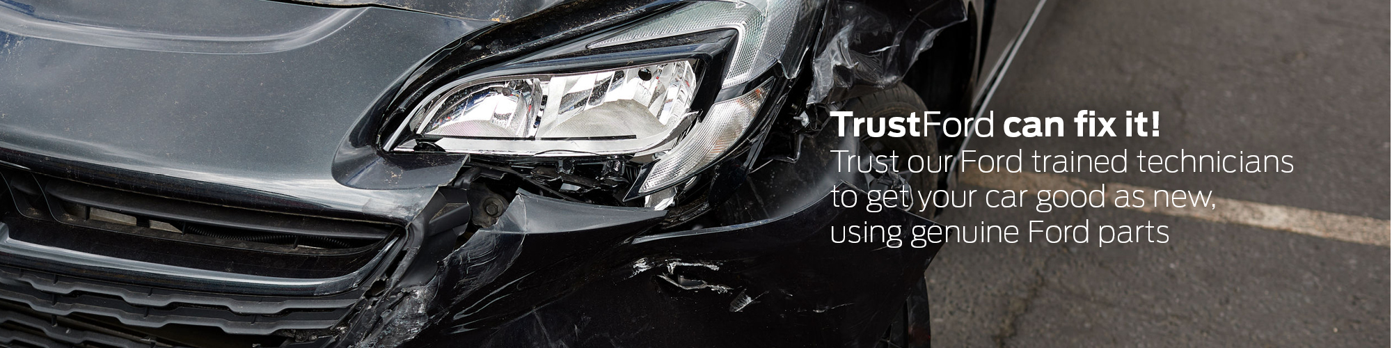 Car that's been in an accident