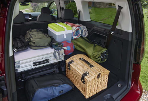 boot with picnic equipment