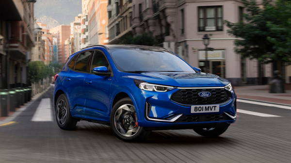 New Ford Kuga in blue